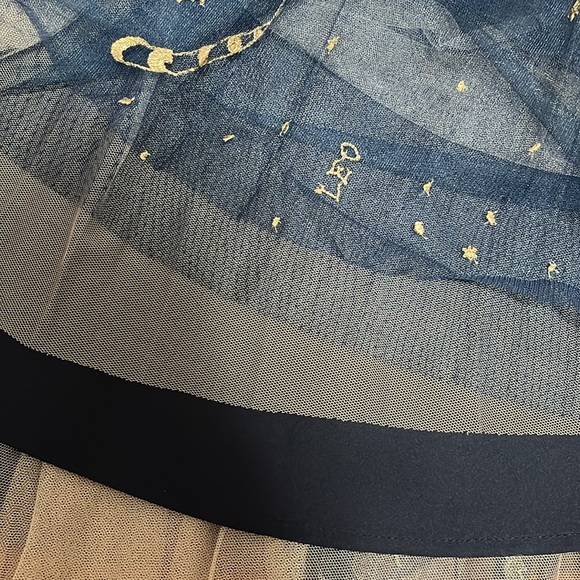 Glamorous Constellation Star Embroidered Mesh Skirt - Picture 3 of 4